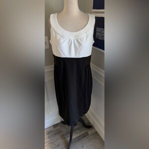 NWT - New York & Co. Collection Elegant Black and White Sleeveless Dress